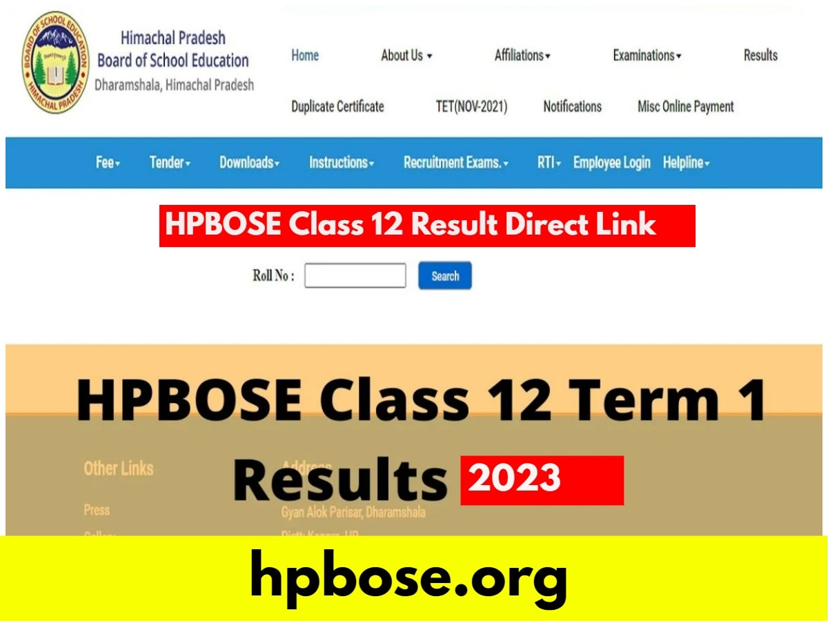 Hpbose Board Result 2023 Himachal Pradesh Class 12th Board Result Out At Hpbose Org Check 4385