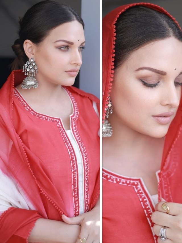 Himanshi khurana palazzo outlet suit