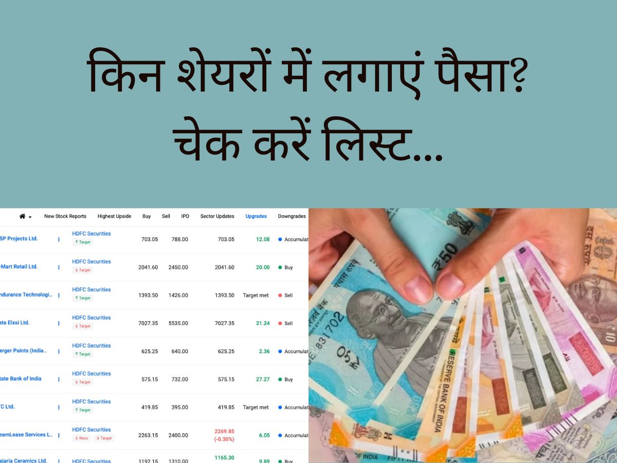 HDFC Securities issue share list for buy sale and Accumulate stocks sbi