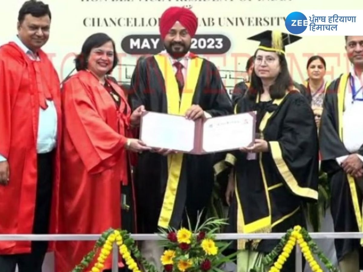 Charanjit Channi Ph.D: ਸਾਬਕਾ ਮੁੱਖ ਮੰਤਰੀ ਚਰਨਜੀਤ ਚੰਨੀ ਬਣੇ ਡਾਕਟਰ, ਪੰਜਾਬ 'ਵਰਸਿਟੀ ਤੋਂ ਹਾਸਲ ਕੀਤੀ ਡਿਗਰੀ