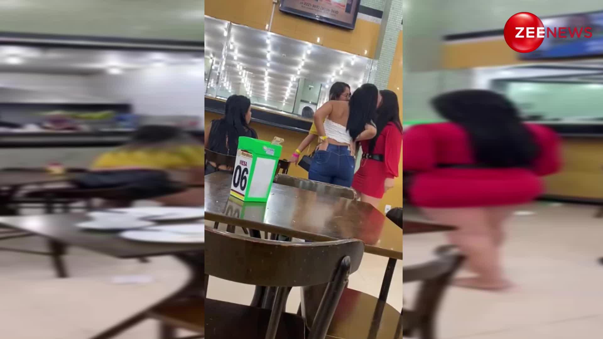 girls fight latest video in restaurant goes frequently viral Girls