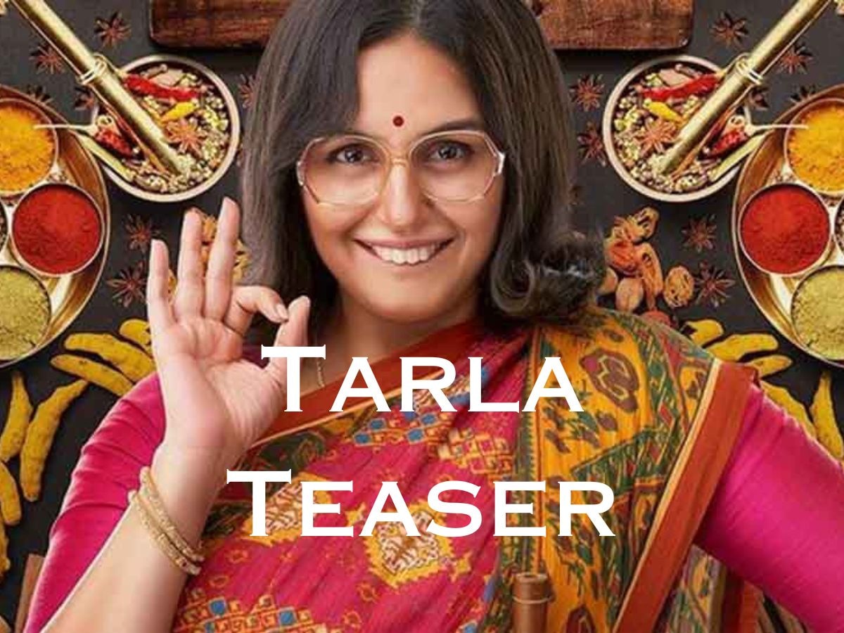 Tarla Teaser: शेफ Tarla Dalal की बायोपिक का टीजर रिलीज, Huma Qureshi ने किया इम्प्रेस