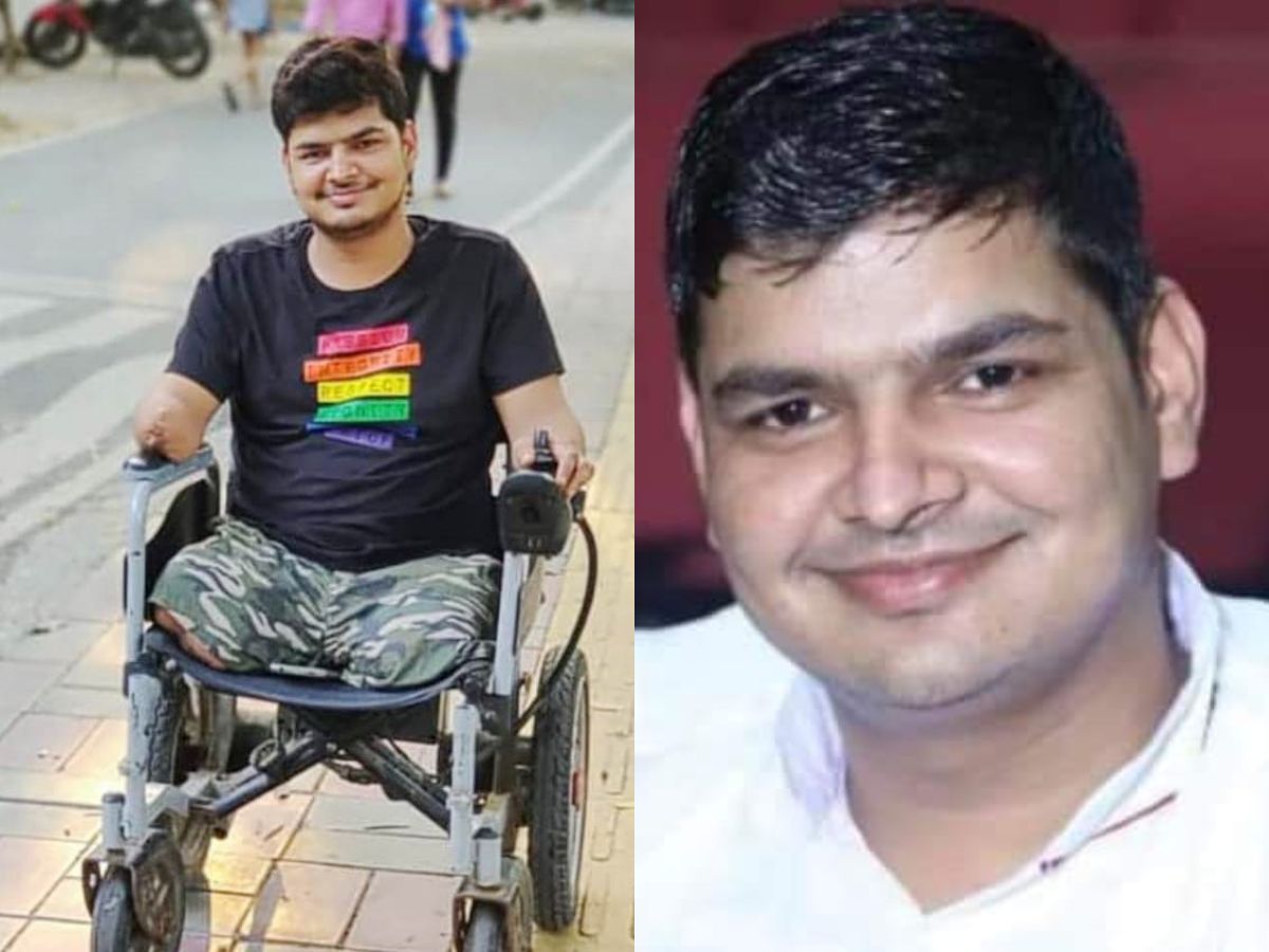 1823017 suraj tiwari upsc 2022 result mainpuri suraj tiwari cracked upsc first attempt who lost 2 legs and one arm | UPSC Result: दोनों पैर और एक हाथ ना होने के बावजूद भी मैनपुरी के