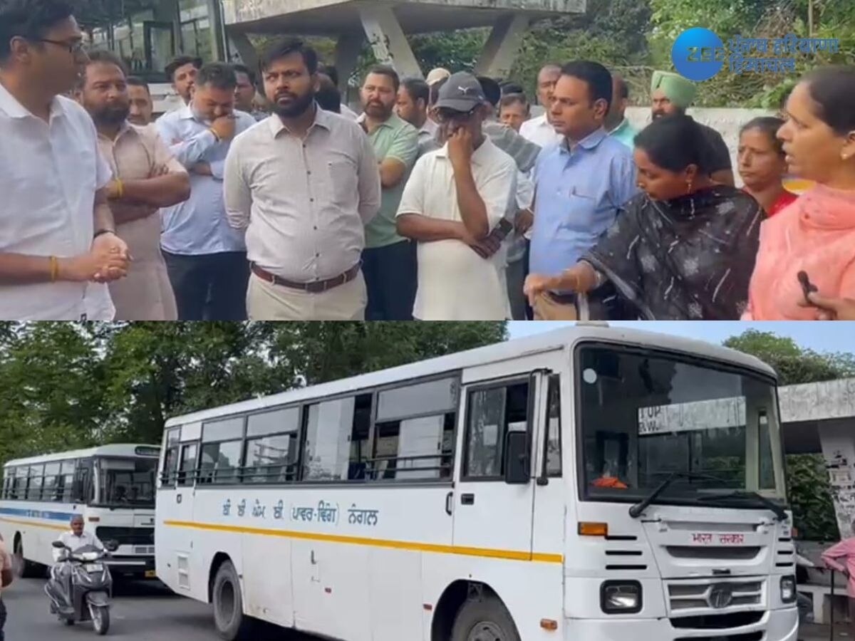 Women Protest: ਬੀਬੀਐਮਬੀ ਦੇ ਮਕਾਨਾਂ ਦੀਆਂ ਚੋਣ ਲੱਗੀਆਂ ਛੱਤਾਂ, ਔਰਤਾਂ ਨੇ ਭਾਖੜਾ ਡੈਮ ਮੁਲਾਜ਼ਮਾਂ ਦੀਆਂ ਘੇਰੀਆਂ ਬੱਸਾਂ