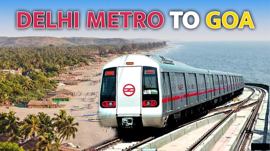 delhi metro now take you to goa beach yellow line dmrc instagram viral ...