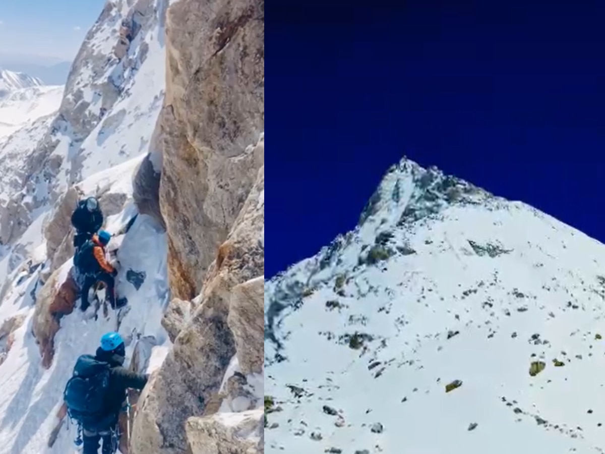 Himachal News: हिमाचल की सबसे ऊंची चोटी रियो पुर्गिल को HST की टीम ने किया फतह