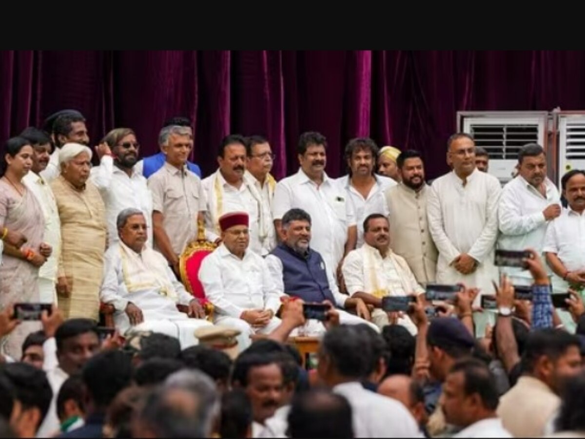 Karnataka Portfolio: सिद्धारमैया ने रखा वित्त, डीके को सिंचाई की कमान, कर्नाटक में किस मंत्री को कौन सा पोर्टफोलियो मिला