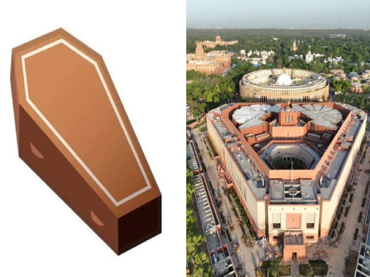 New Parliament Inauguration: RJD ने संसद भवन के साथ शेयर की ताबूत की फोटो, BJP बोली- 2024 में जनता इसी में गांड़ देगी