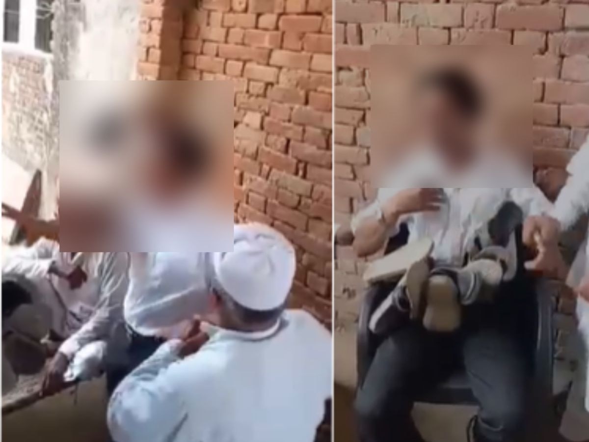 Muzaffarnagar: अफवाह उड़ाने के आरोपी को तालिबानी सजा, भरी पंचायत में गले में जूते-चप्पल की माला डाल की पिटाई