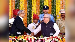 राजस्थान HC के CJ बने ऑगस्टिन जॉर्ज मसीह, मां-सास और भुवा के साथ पहुंचे राजभवन