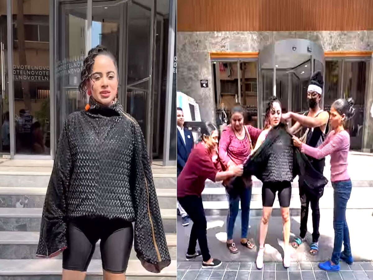Javaed Rajesthan entertainment news Urfi Javed Change clothes in public place video ...