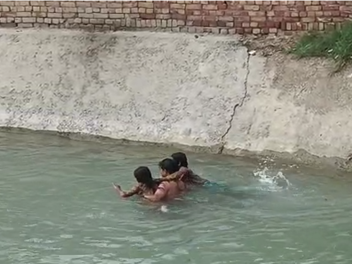 Fatehabad: टोहाना की नहर में नहाने गईं दो बच्चियों की युवक ने छलांग लगाकर बचाई जान 