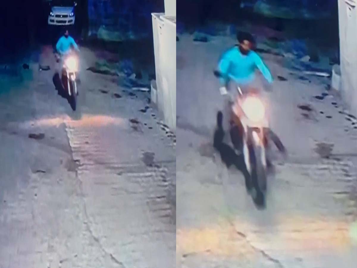 Kota Bike stolen in front of house in Khairabad incident captured in