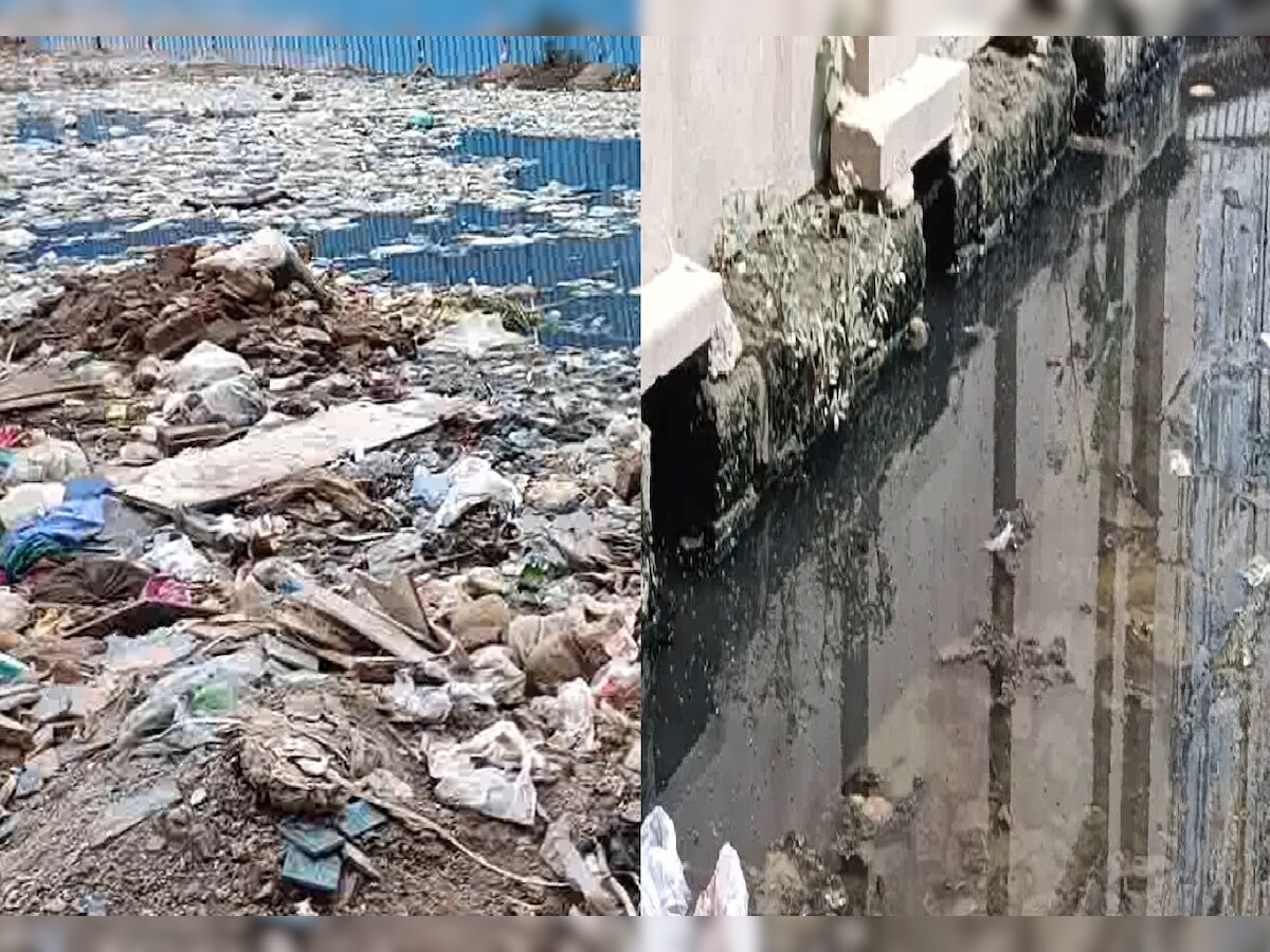 Delhi News: उत्तर पूर्वी दिल्ली का ये इलाका बना 'कचराघर', गंदगी में रहने को मजबूर हुए लोग 