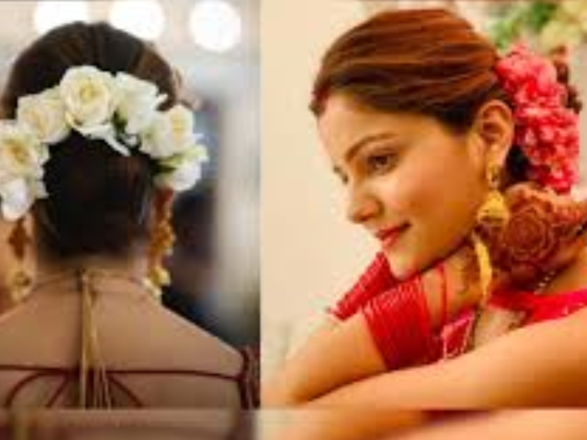 Sindoor Look||Easy Sindoor hairstyle for Saree ||Rashmi Desai inspired  hairstyle - YouTube