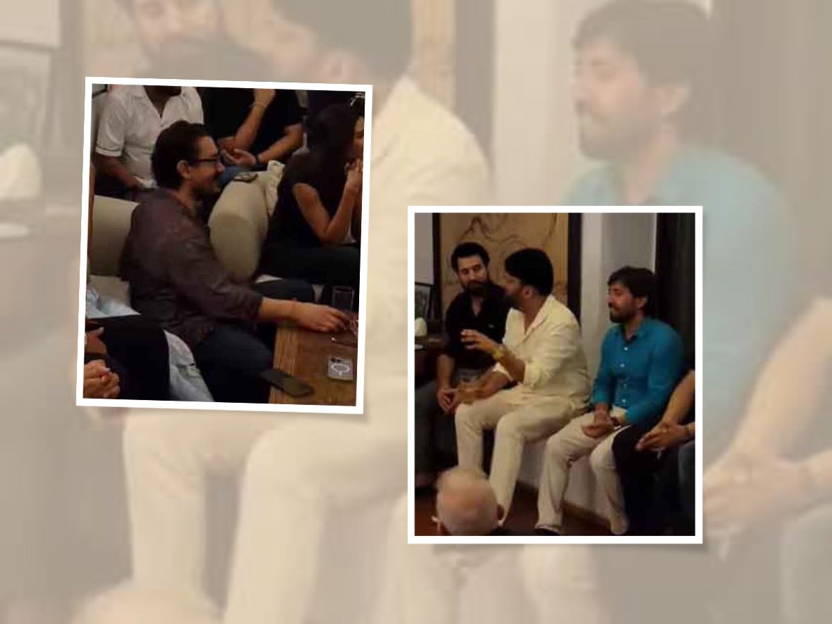 हाथ में जाम और खूब जमी सुरों की महफिल...Aamir Khan के घर Kapil Sharma ने गाया- ‘हंगामा क्यों है बरपा’