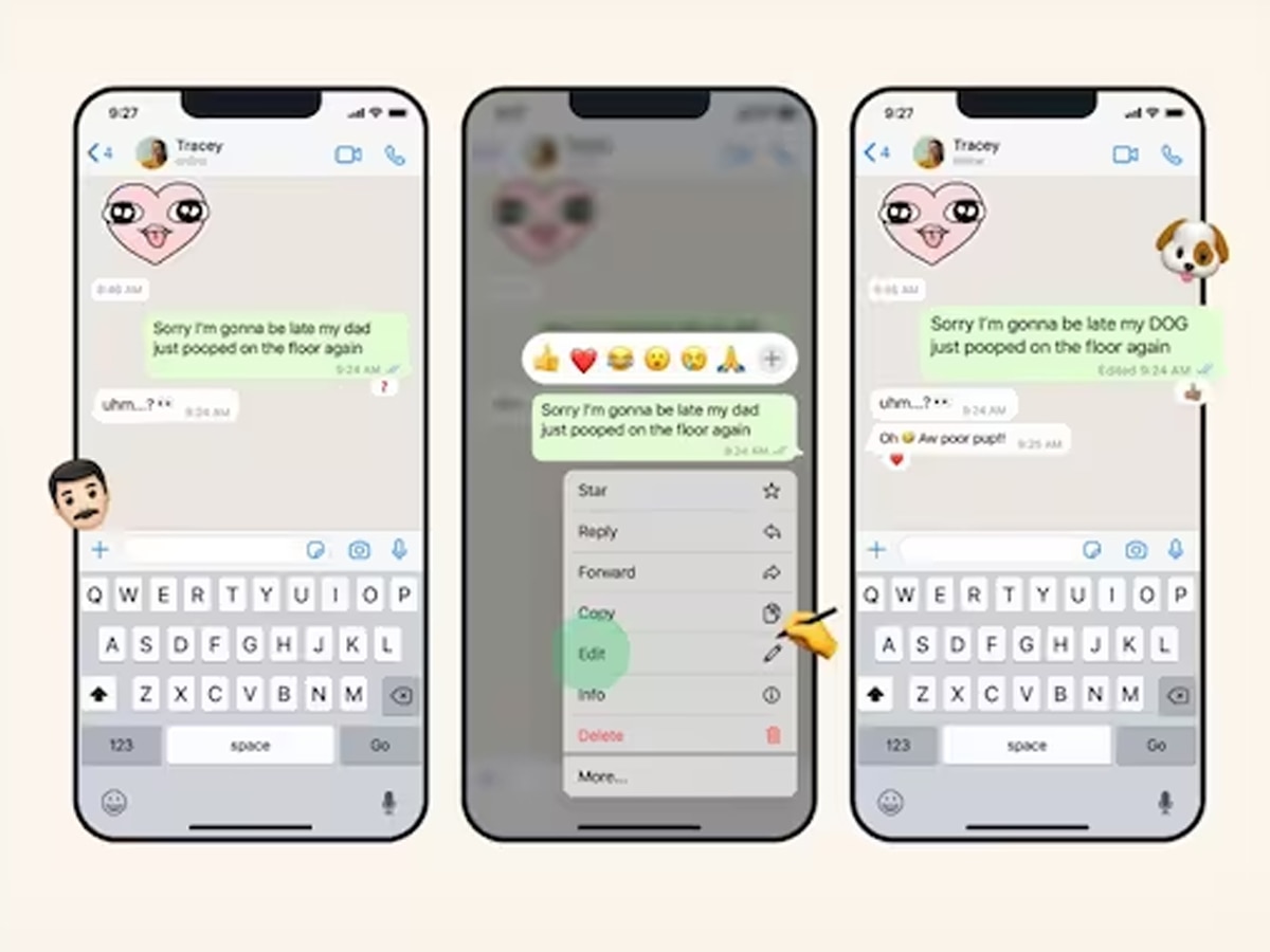 WhatsApp Edit Feature Launch: मैसेज को कर सकेंगे एडिट, ये है सबसे आसान Trick