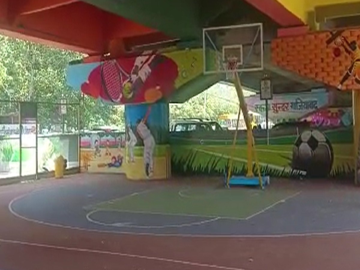 Ghaziabad Sports complex under flyover Cricket will be able to play