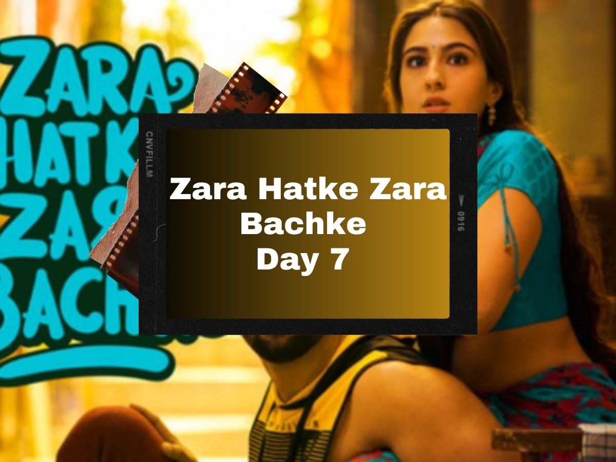 ZHZB Collection Day 7: गिरते-पड़ते बजट निकालने के करीब पहुंची सारा-विक्की की 'जरा हटके जरा बचके', जानें 7वें दिन का कलेक्शन ZHZB Collection Day 7: गिरते-पड़ते बजट निकालने के करीब पहुंची सारा-विक्की की 'जरा हटके जरा बचके', जानें 7वें दिन का कलेक्शन