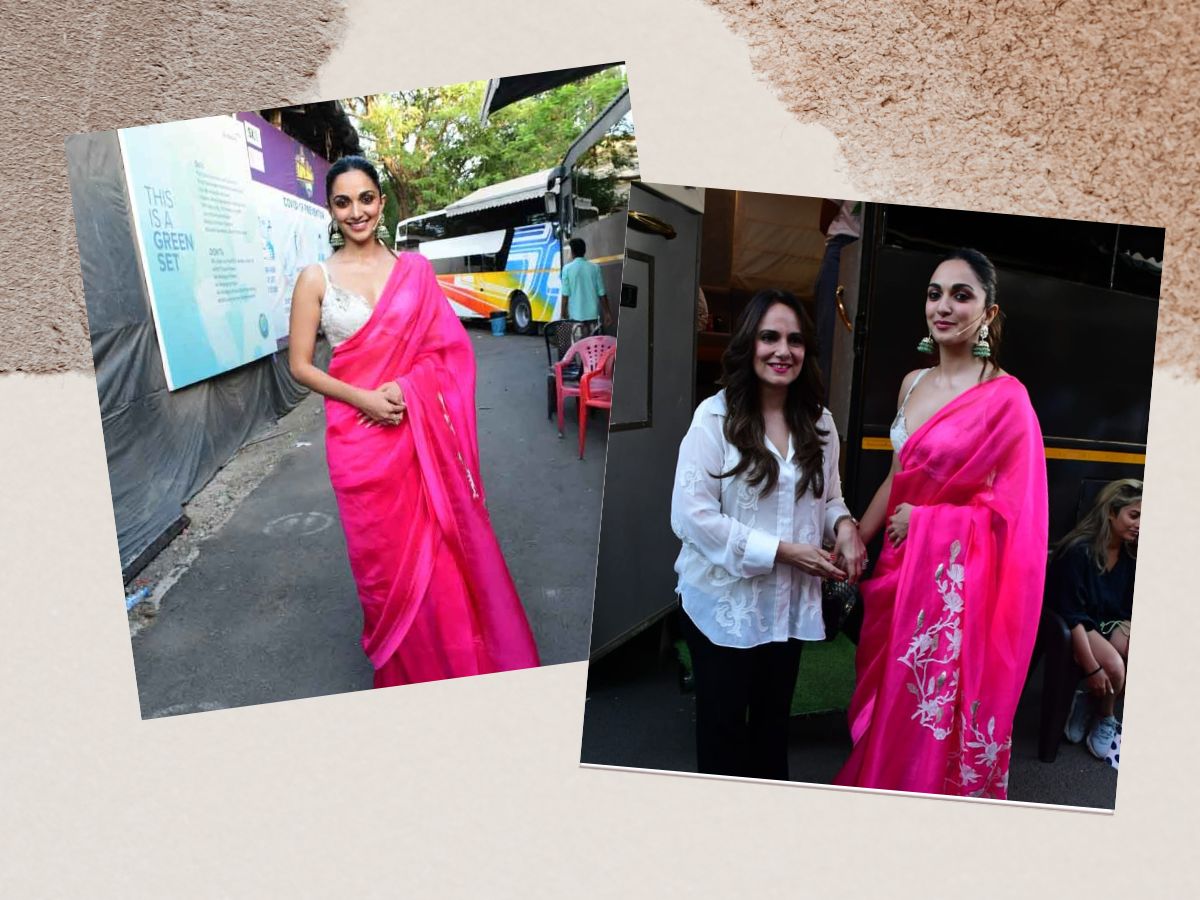 Kiara Advani: सासू मां और मम्मी को साथ लेकर Satyaprem Ki Katha को प्रमोट करने निकलीं बहूरानी, गुलाबी साड़ी में ढाया कहर Kiara Advani: सासू मां और मम्मी को साथ लेकर Satyaprem Ki Katha को प्रमोट करने निकलीं बहूरानी, गुलाबी साड़ी में ढाया कहर