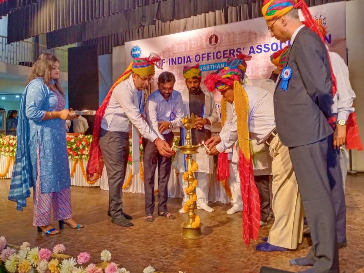  जयपुर में आयोजित हुआ बैंक ऑफ इंडिया ऑफिसर एसोसिएशन की राजस्थान इकाई का 10वां वार्षिक सम्मेलन