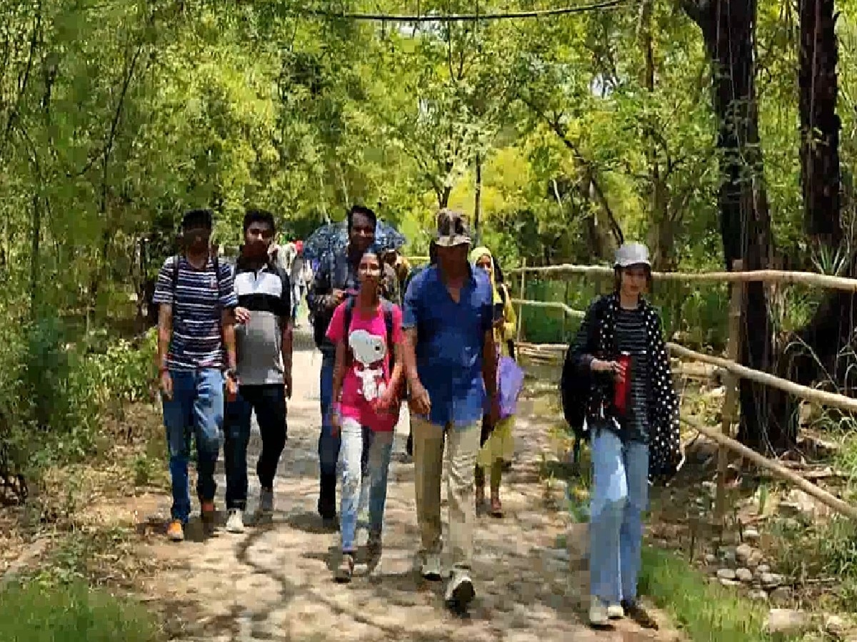 Delhi News: छात्रों के लिए आकर्षण का केंद्र बना बायोडायवर्सिटी पार्क, जानें कैसे कीड़े-मकोड़े देते हैं मौसम की जानकारी