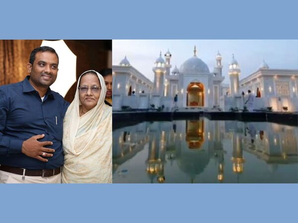 Such love for mother The son built another Taj Mahal for his mother