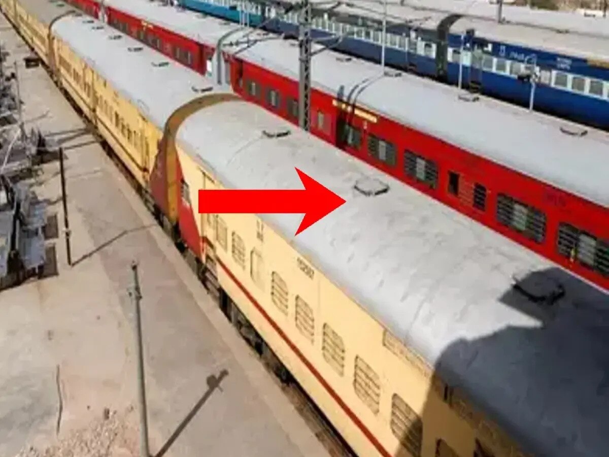 Indian Railway: ଟ୍ରେନ ଛାତ ଉପରେ କାହିଁକି ଲଗାଯାଇଥାଏ ଛୋଟ ଛୋଟ ଢାଙ୍କୁଣୀ? ଜାଣନ୍ତୁ ଏହାର କାରଣ
