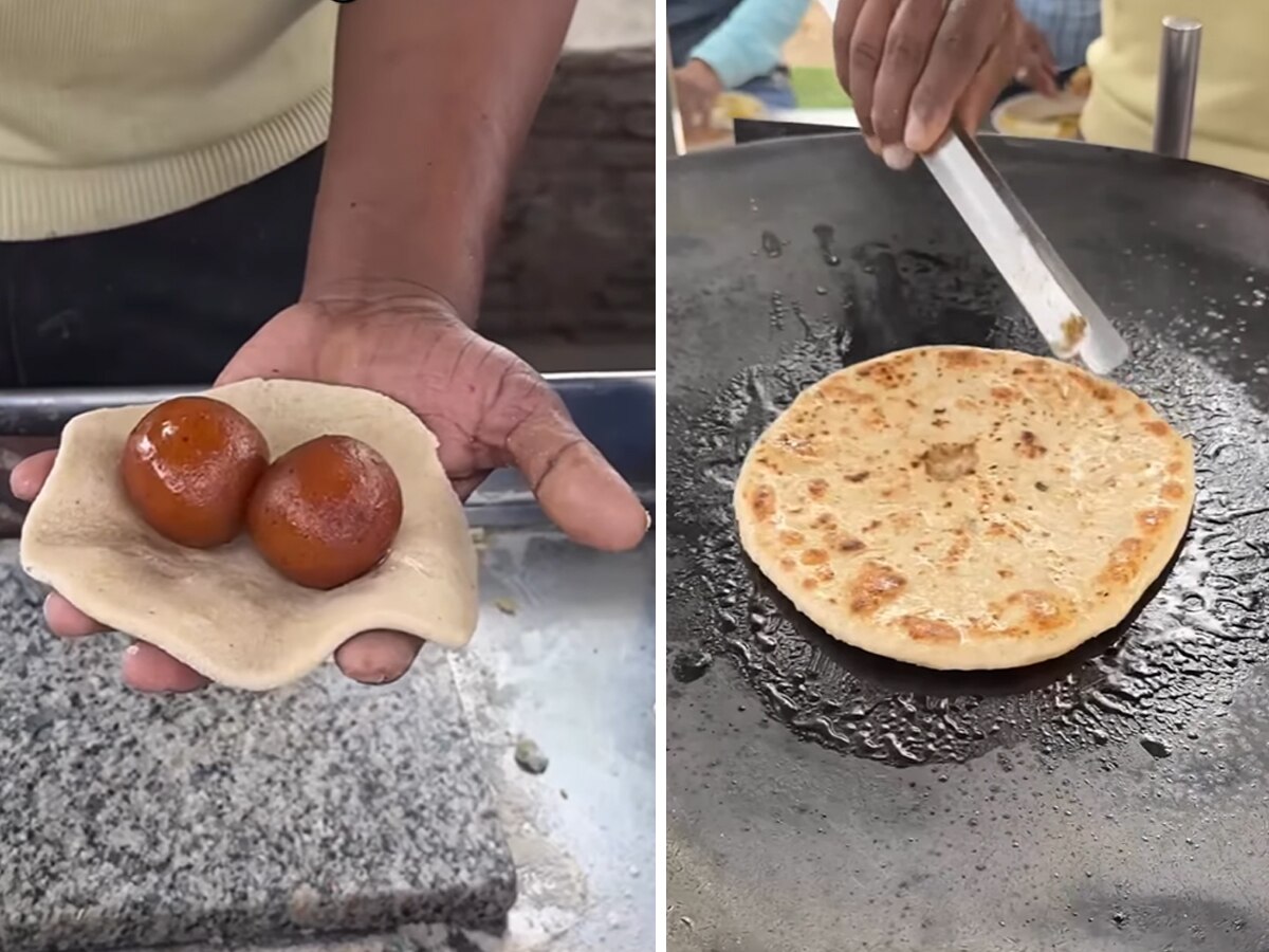 खिचड़ी बनाने से भी आसान है गुलाब जामुन पराठा बनाना, छोटा बच्चा भी मिनटों में बना ले; देखें Video