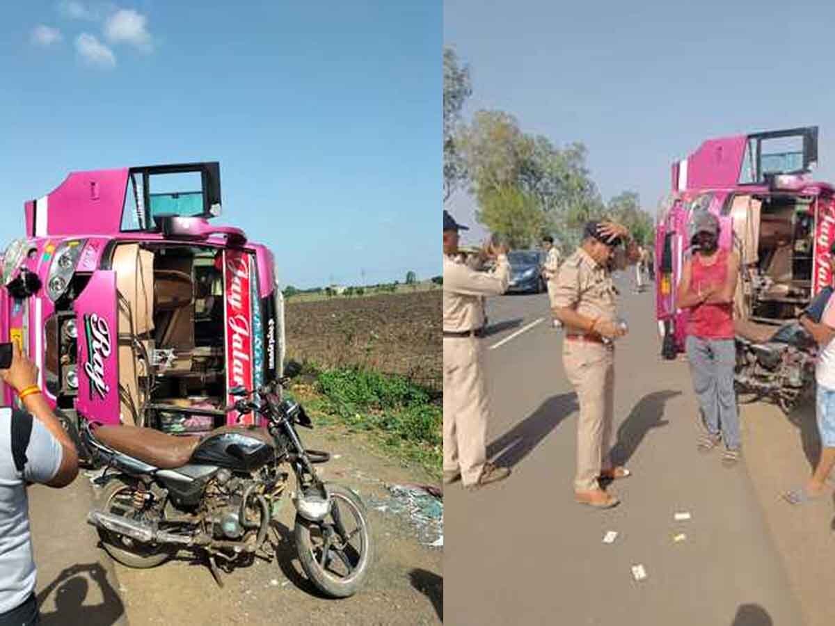 Sehore Bus Accident: पंडित प्रदीप मिश्रा की कथा में जा रही बस पलटी, 13 लोग घायल