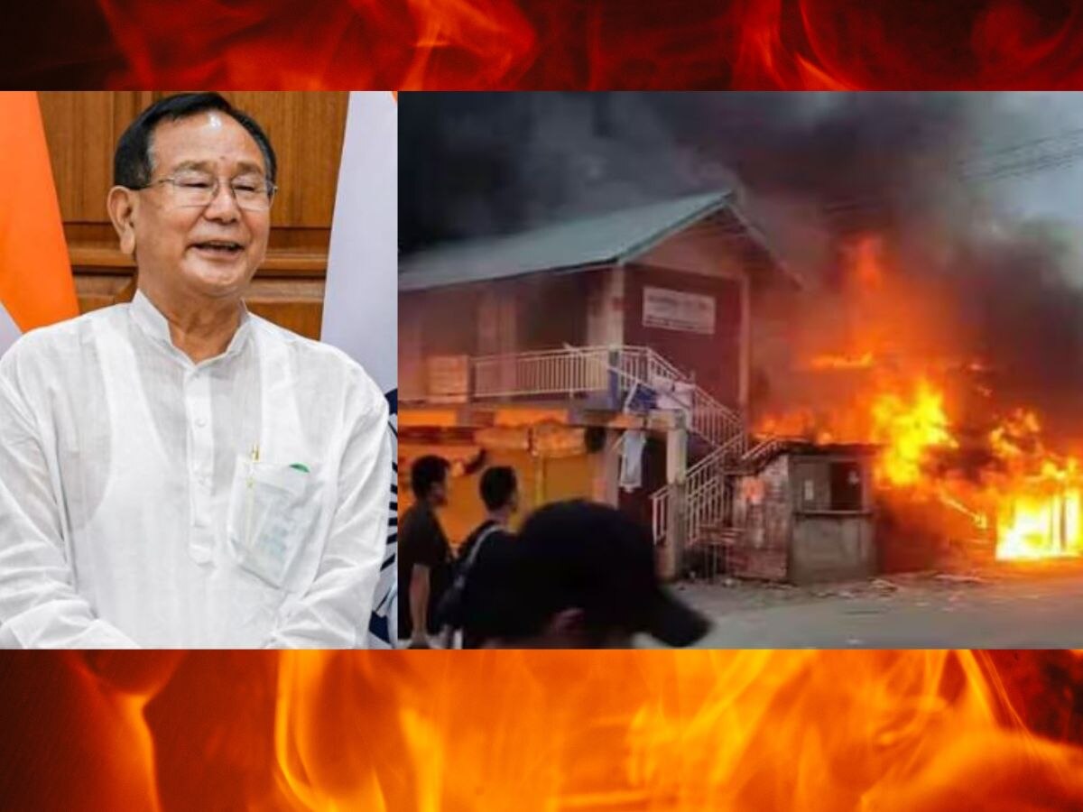 Manipur Violence: ଇମ୍ଫାଲରେ କେନ୍ଦ୍ରମନ୍ତ୍ରୀ ରାଜକୁମାର ରଂଜନ ସିଂଙ୍କ ଘରେ ନିଆଁ ଲଗାଇ ଦେଲେ ମାଓବାଦୀ 