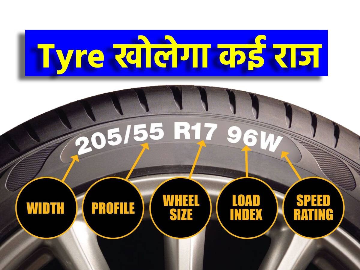 Tyre में छिपे होते हैं Car से जुड़े कई राज, आखिरी नंबर बताएगा टॉप स्पीड और लोड कपैसिटी