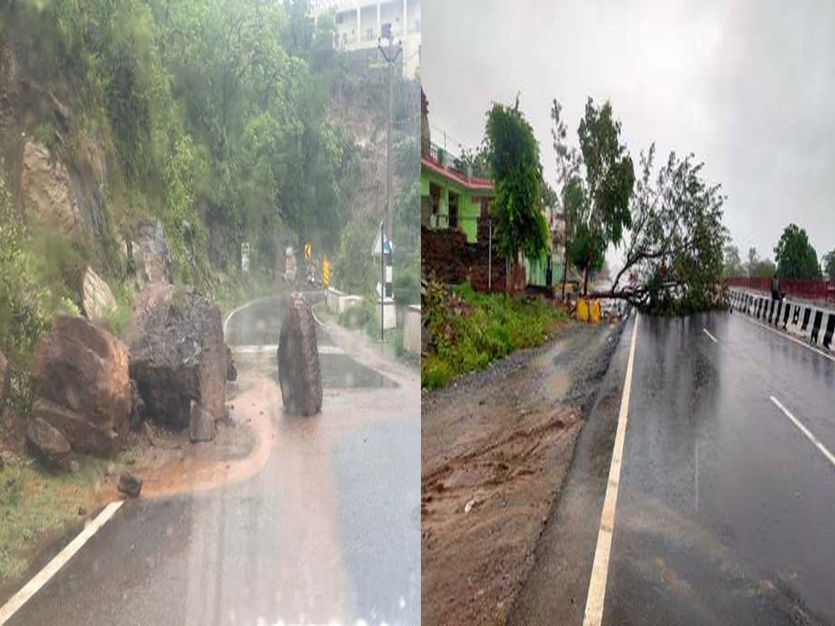 Cyclone Biparjoy: राजसमंद में बिपरजॉय का तांडव,कहीं गिरे पेड़ तो कहीं चट्टानों ने रोका रास्ता