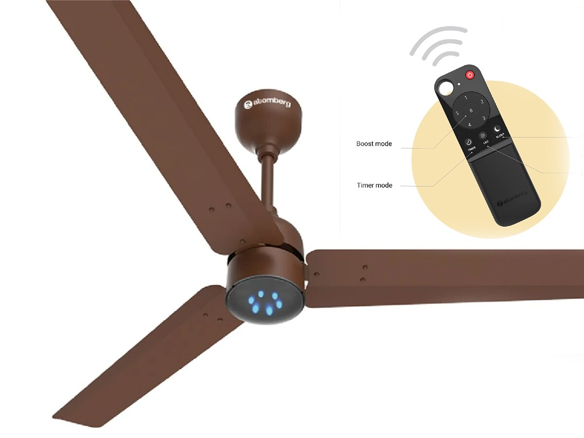 Remote Ceiling Fans With Wide Blades and Hightech Features सबसे कम