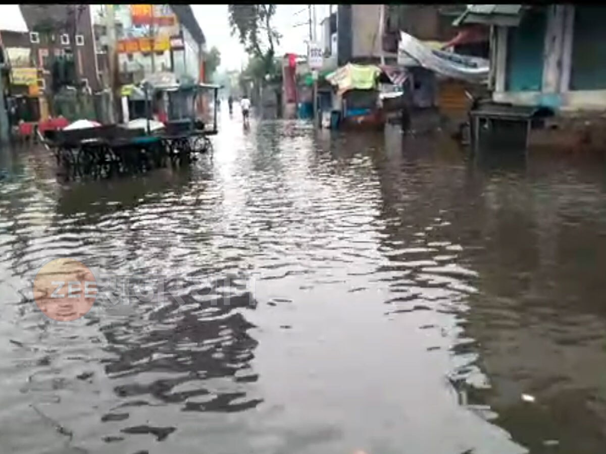 धौलपुर: बिपरजॉय का असर, बारिश की वजह से लोगों का हाल बेहाल, सड़कों पर भरा पानी