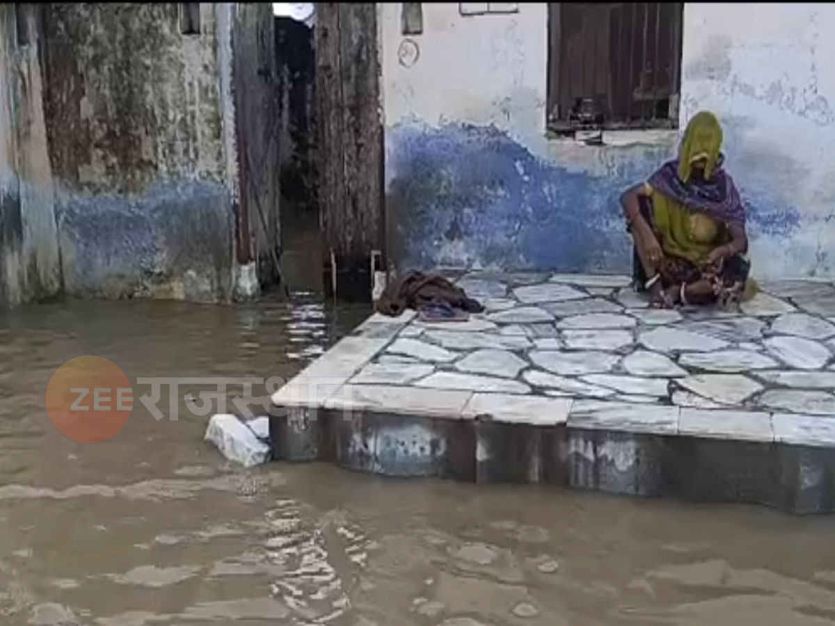 राजसमंद: तालाब का टूटा पाल,लोगों के घरों में भी घुसा करीब 2 फीट तक तालाब का पानी 