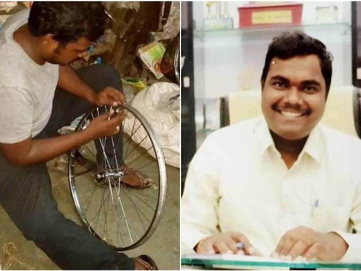 साइकिल का पंक्चर लगाने वाला बना IAS ऑफिसर, किताबें उधार लेकर की थी UPSC की तैयारी