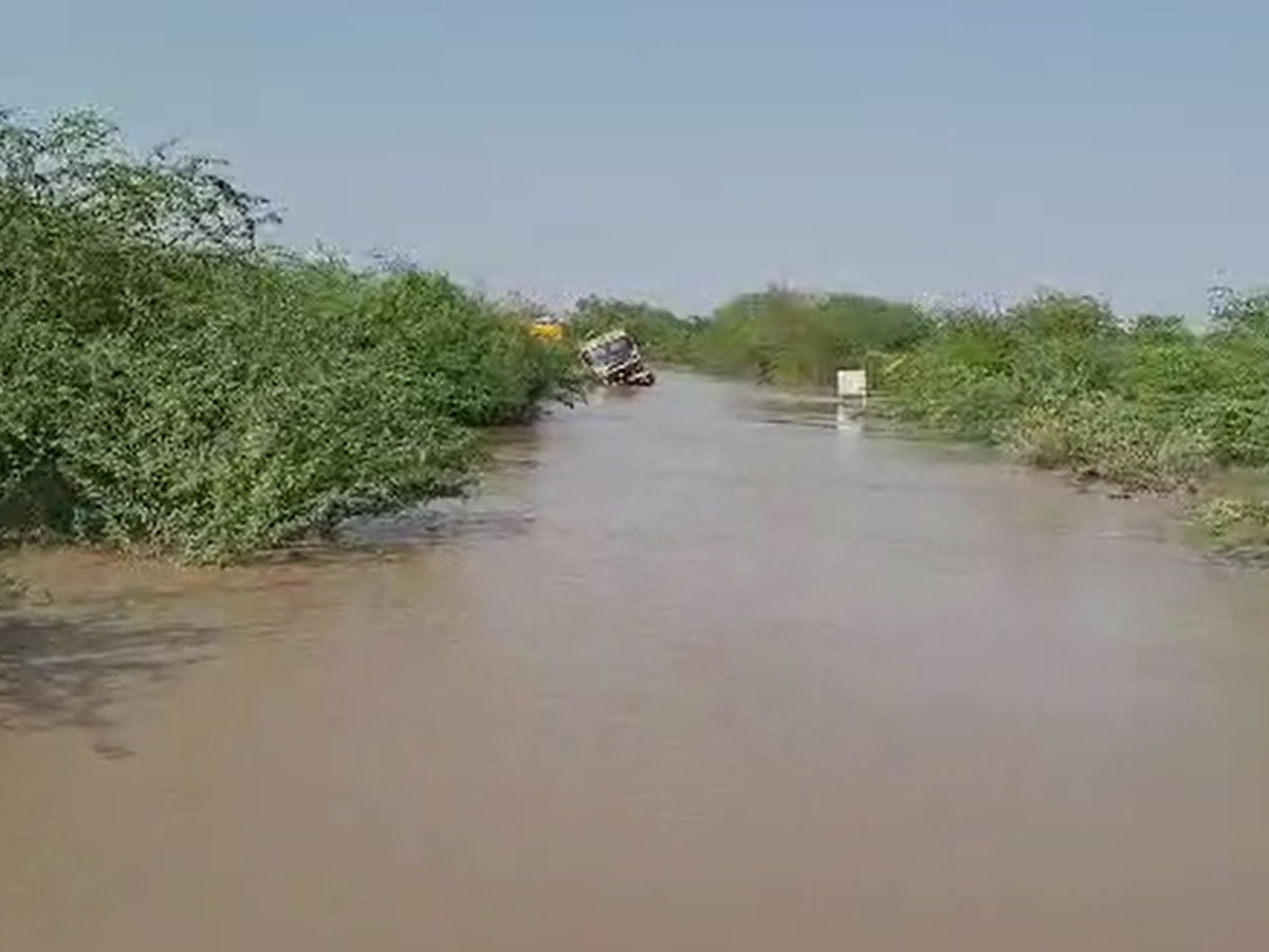 Jalore के आहोर में बिपरजॉय चक्रवात का कहर, क्षेत्र में बने बाढ़ के हालात