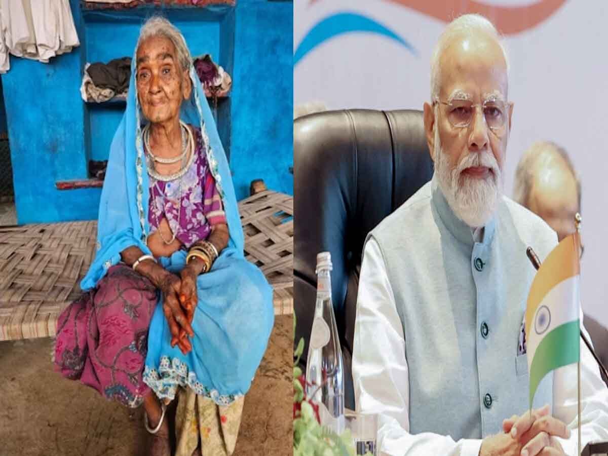 100 साल की वृद्ध महिला बोलीं- मोदी मेरा बेटा है, मैं वोट तो उसे ही दूंगी...