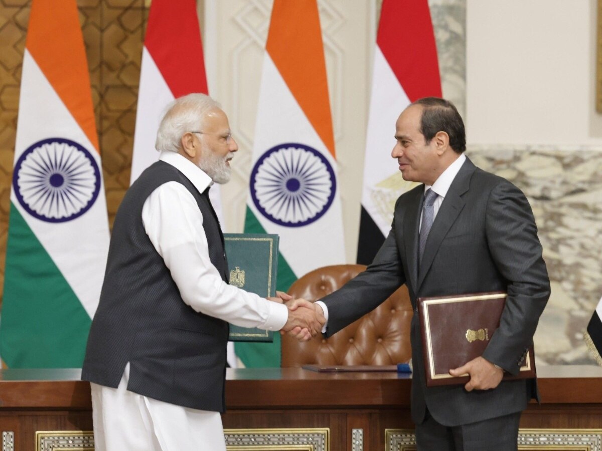 PM Modi को मिला मिस्र का सबसे बड़ा अवार्ड ‘ऑर्डर ऑफ द नाइल’, प्रेसीडेंट अल-सिसी ने किया सम्मानित