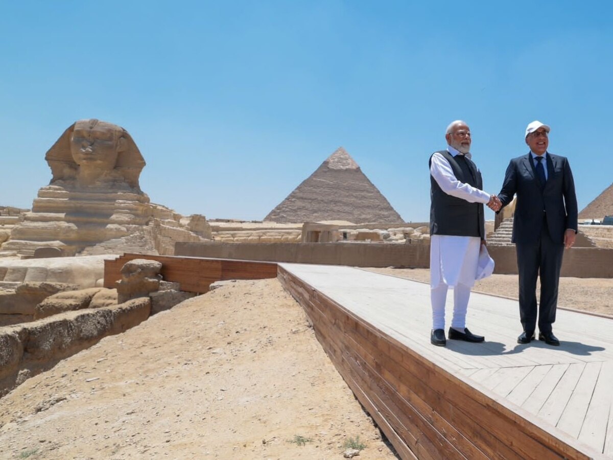 PM Modi ने मिस्र यात्रा में देखे गीजा के पिरामिड, जानें इसका इतिहास और खासियत
