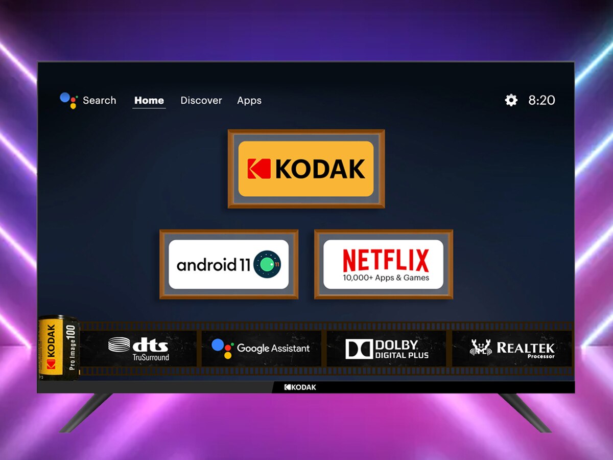 अब हर घर में होगा बड़ा Smart TV! Kodak ने लॉन्च किए 8 स्मार्ट टीवी, कीमत 10,499 रुपये से शुरू
