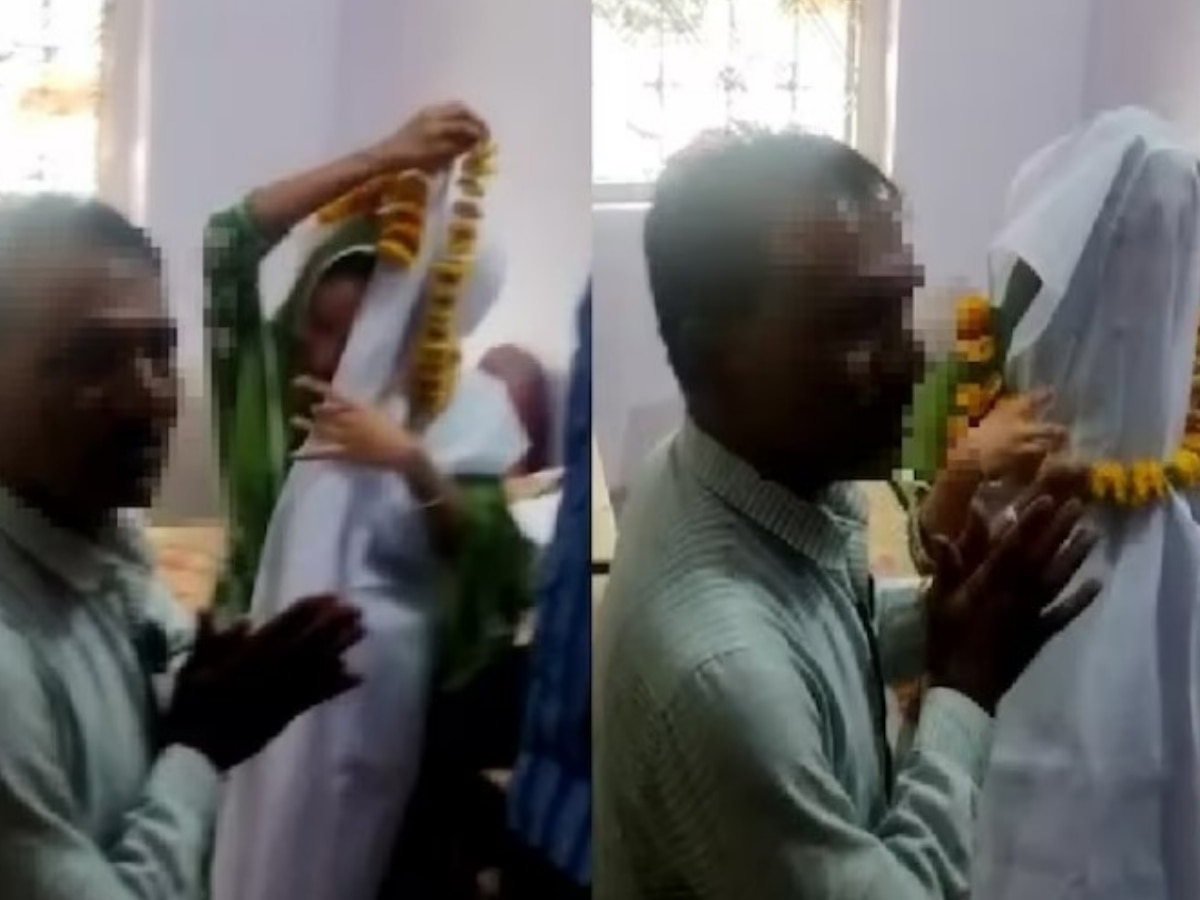 Hindu-Muslim Marriage: 'ये हमारे लिए मर गई...', बेटी ने भागकर मुस्लिम से की शादी तो पिता ने थाने में पहनाया कफन, वीडियो वायरल