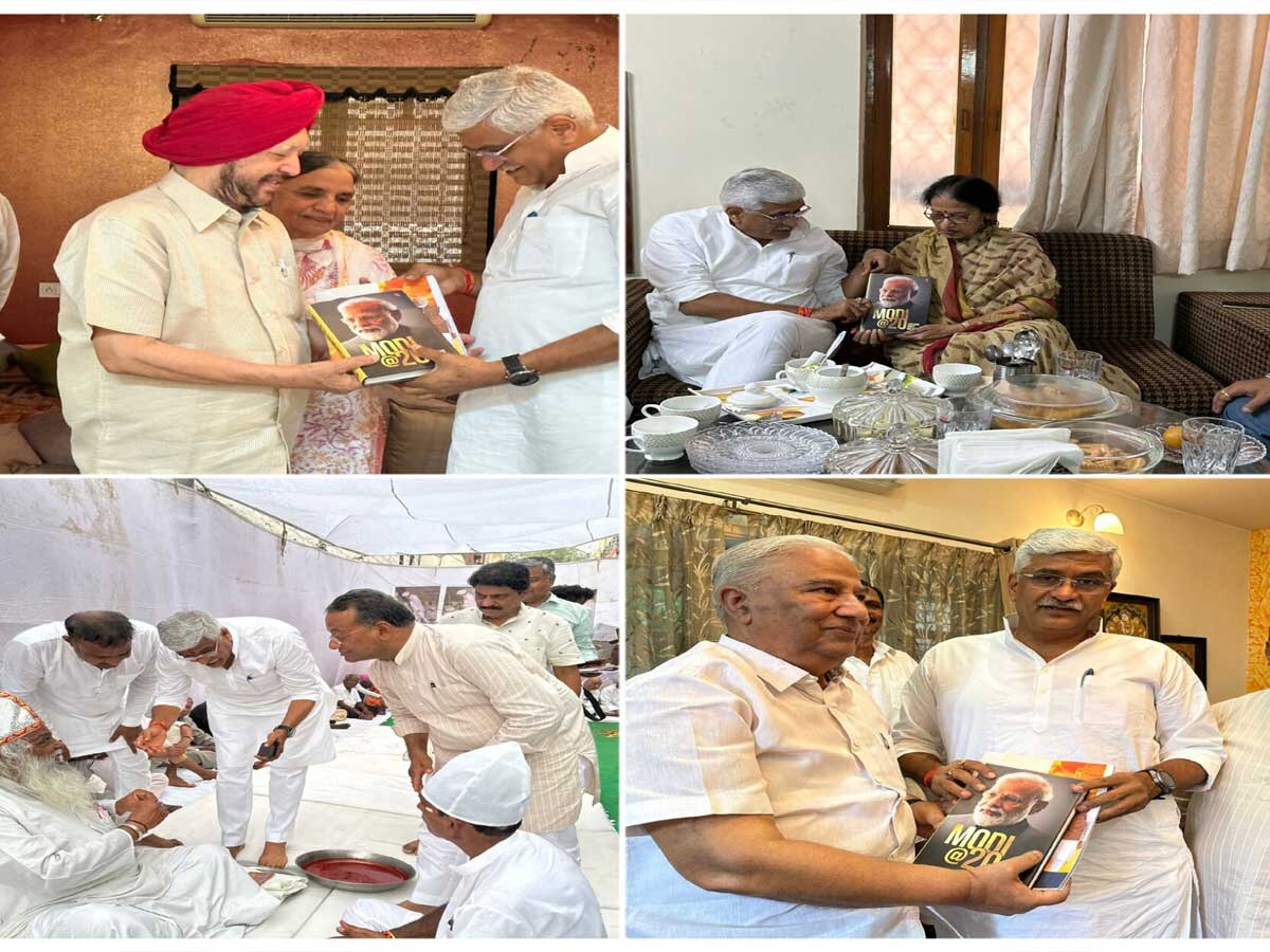 Jodhpur: संपर्क से समर्थन अभियान, शेखावत ने घर-घर जाकर गिनाई मोदी सरकार की उपलब्धियां