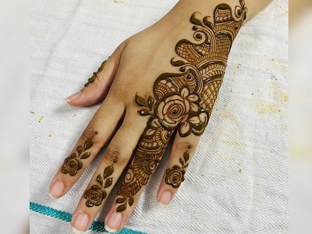 Less Mehandi Design Mehndi design 2023 simple mehandi design for girls on eid