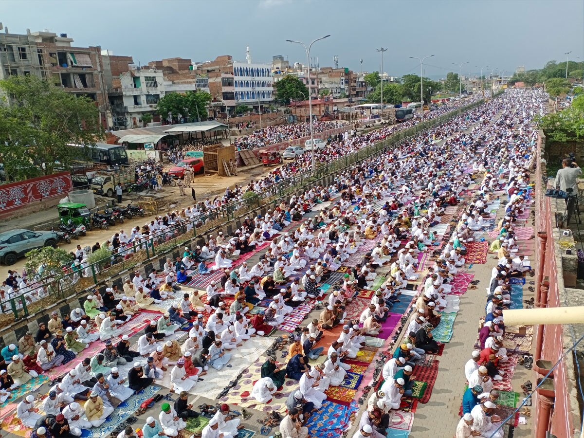 राजस्थान में ईद-उल-अजहा की धूम, ईदगाह में अदा की गई सामूहिक नमाज 
