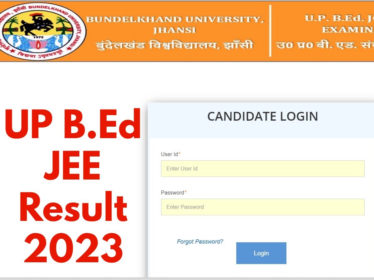 UP BEd JEE Result 2023 Declared At Bujhansi Ac In Check Score Card Here ...