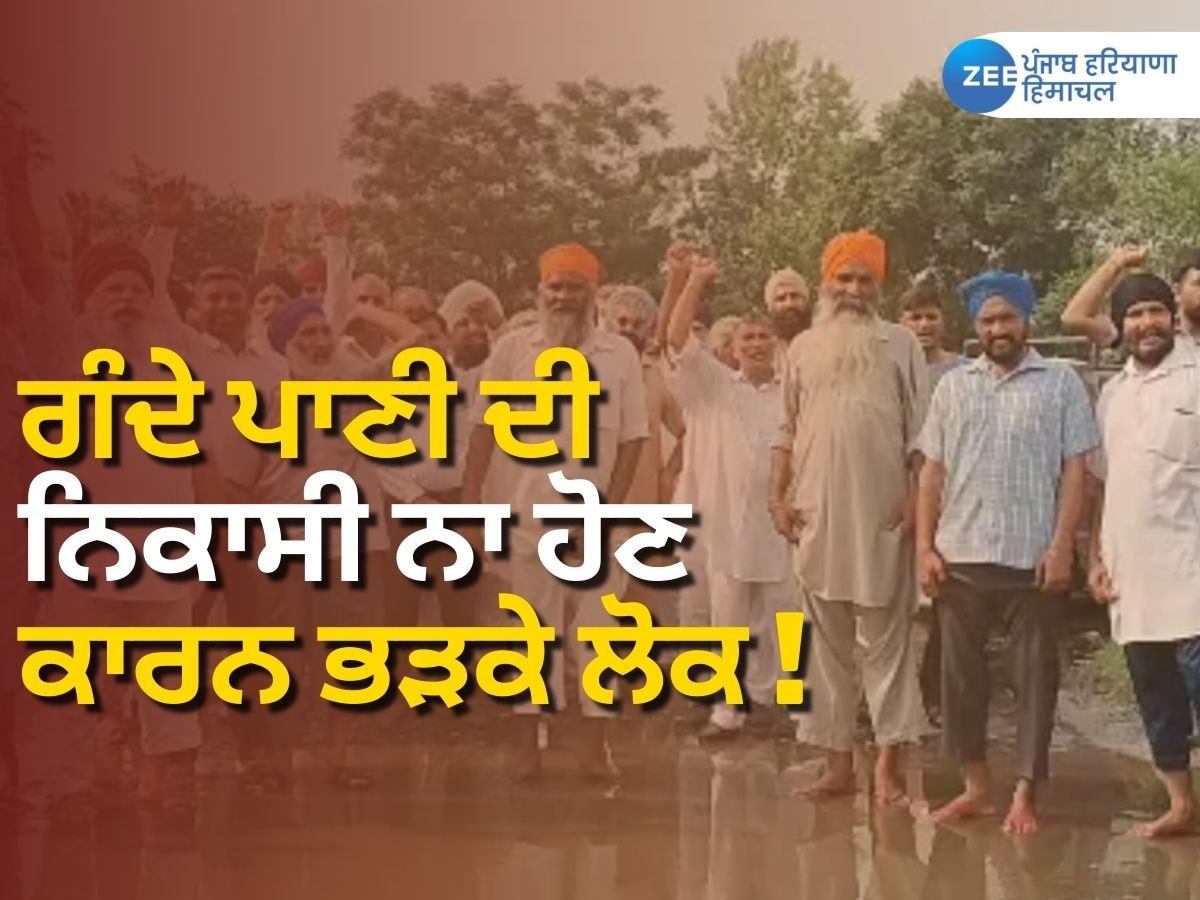 Nurpur Bedi News: ਪਿੰਡ ਗੋਪਾਲਪੁਰ 'ਚ ਗੰਦੇ ਪਾਣੀ ਦੀ ਨਿਕਾਸੀ ਨਾ ਹੋਣ ਪਰੇਸ਼ਾਨ ਲੋਕ ਸੜਕਾਂ 'ਤੇ ਉੱਤਰੇ