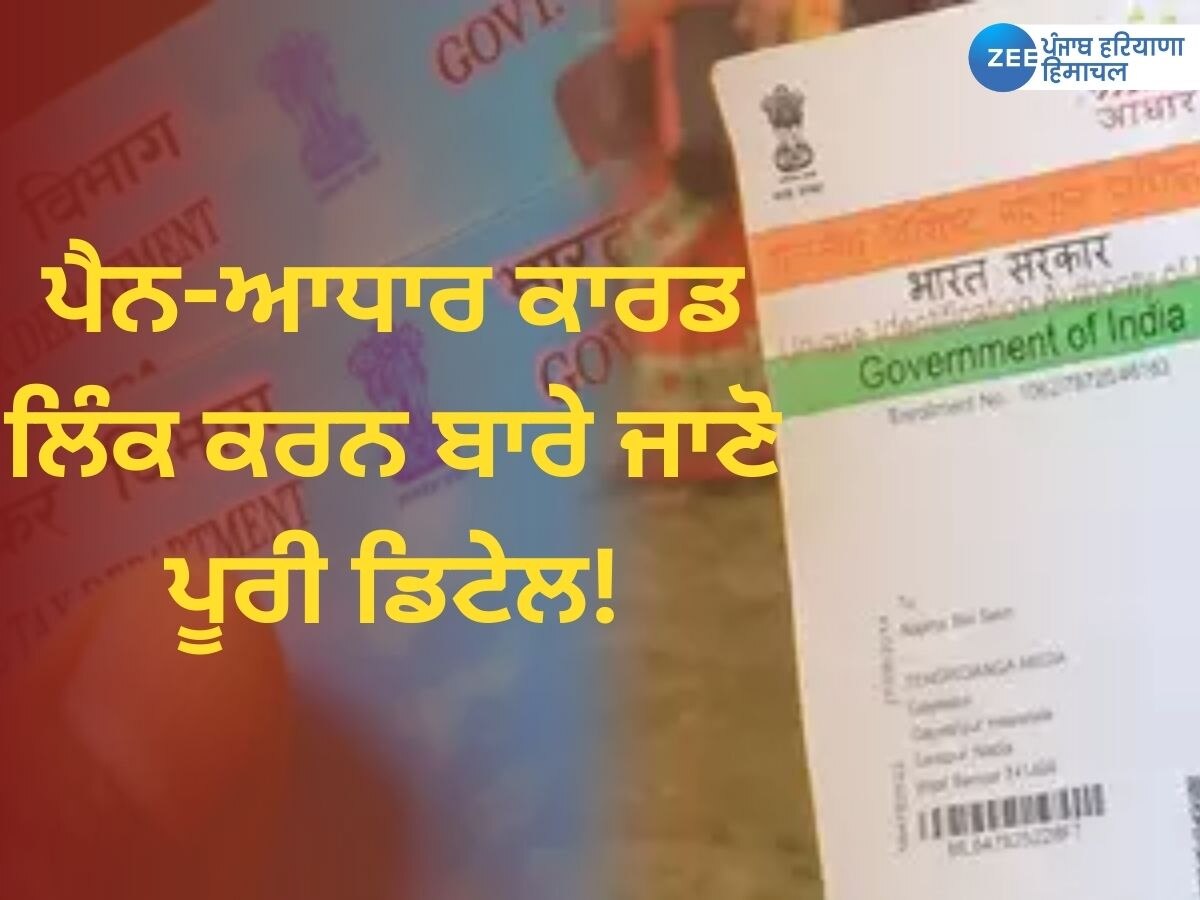 PAN-Aadhaar Linking News: ਪੈਨ-ਆਧਾਰ ਕਾਰਡ ਲਿੰਕ ਕਰਨ ਬਾਰੇ ਜਾਣੋ ਪੂਰੀ ਡਿਟੇਲ! 