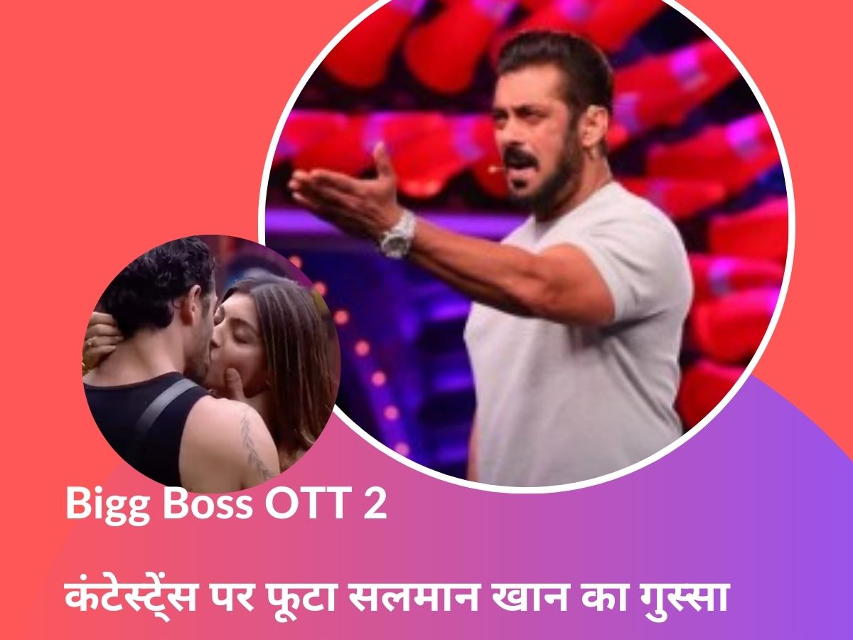 Bigg Boss OTT 2 Salman Khan got angry on Akanksha Puri Jad Hadid ...